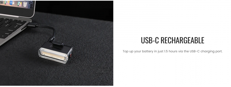 Magicshine SEEMEE 20 V2.0 with silicone O-ring mount on road bike