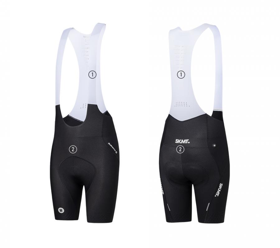 Monton Aero Core Bibshorts-Black