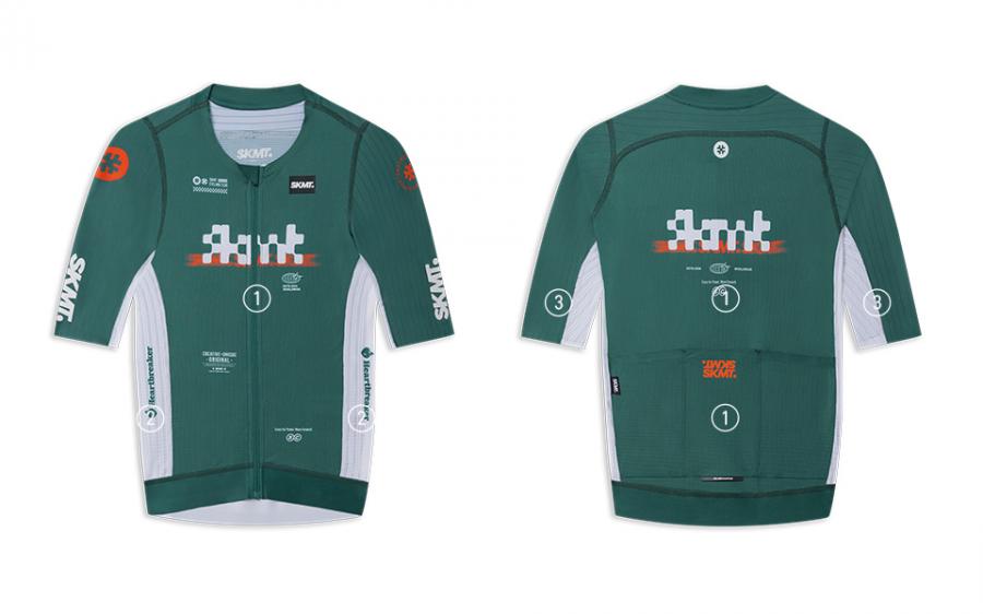 Monton SKMT Flux Block Jersey-Deep Forest