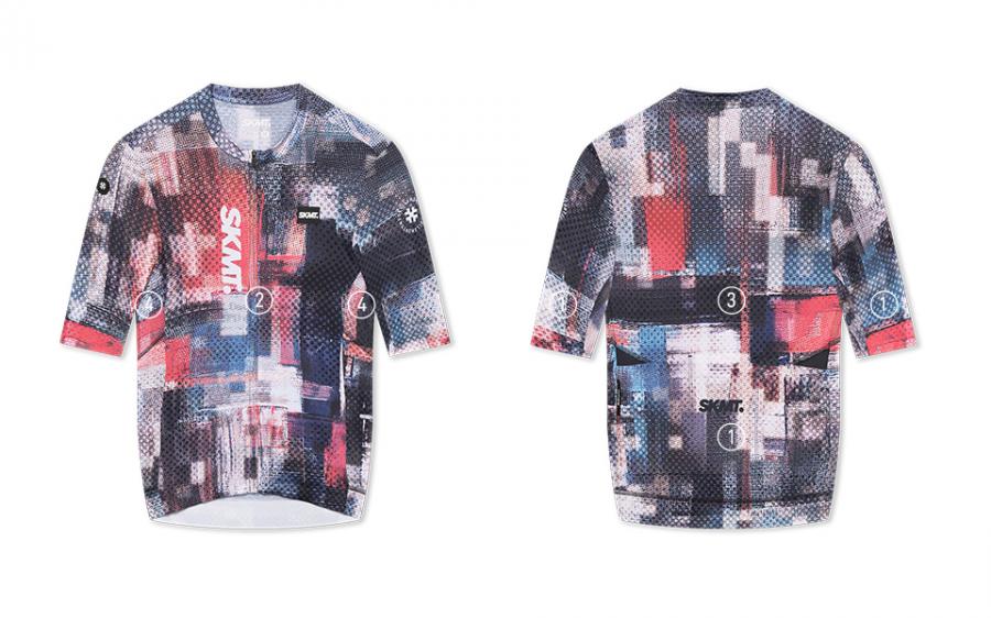 Monton SKMT Mosaic Jersey-Blue
