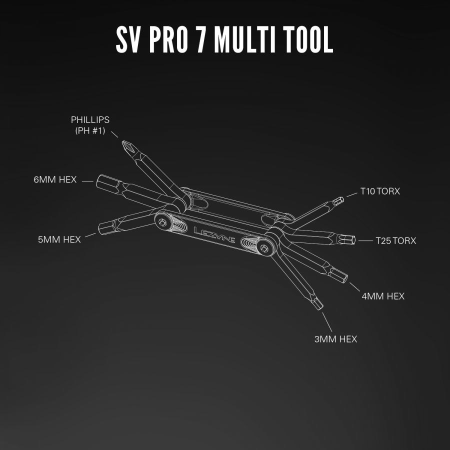 Lezyne SV Pro 7 Multitool (7 Functions)