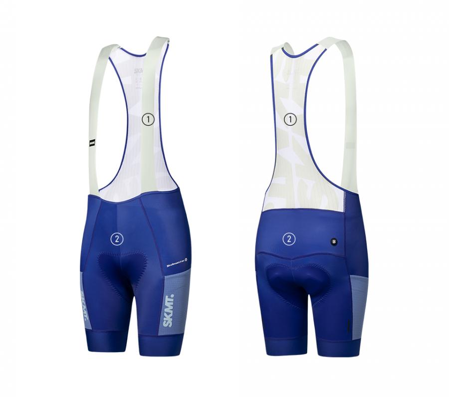 Monton Motion Utility Bibshorts–Deep Blue
