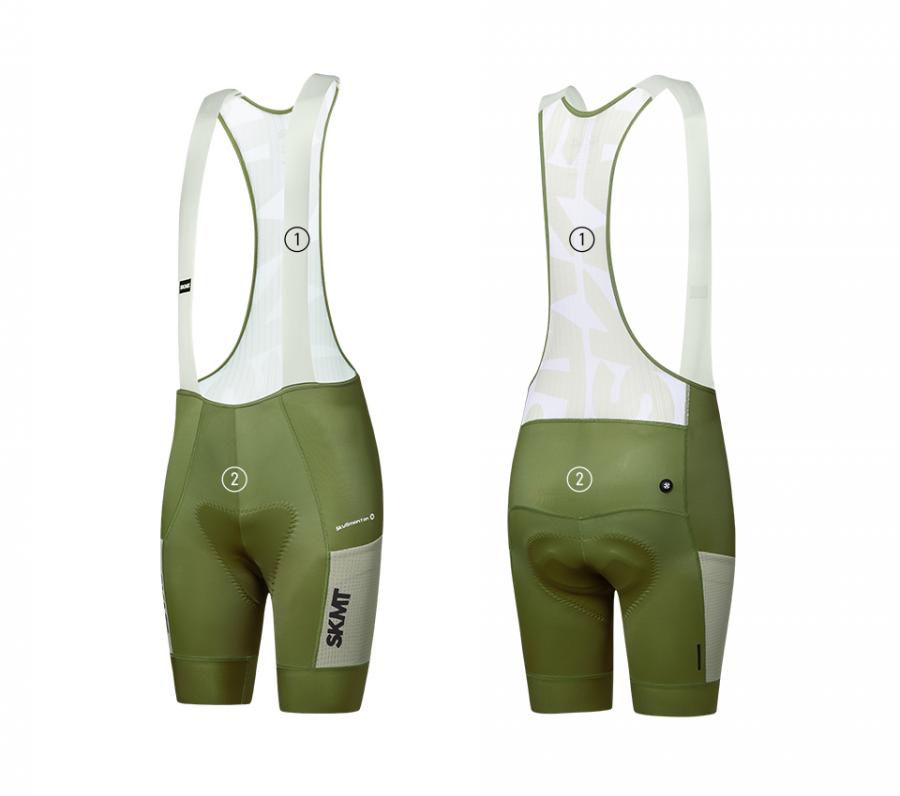 Monton Motion Utility Bibshorts–Military Green