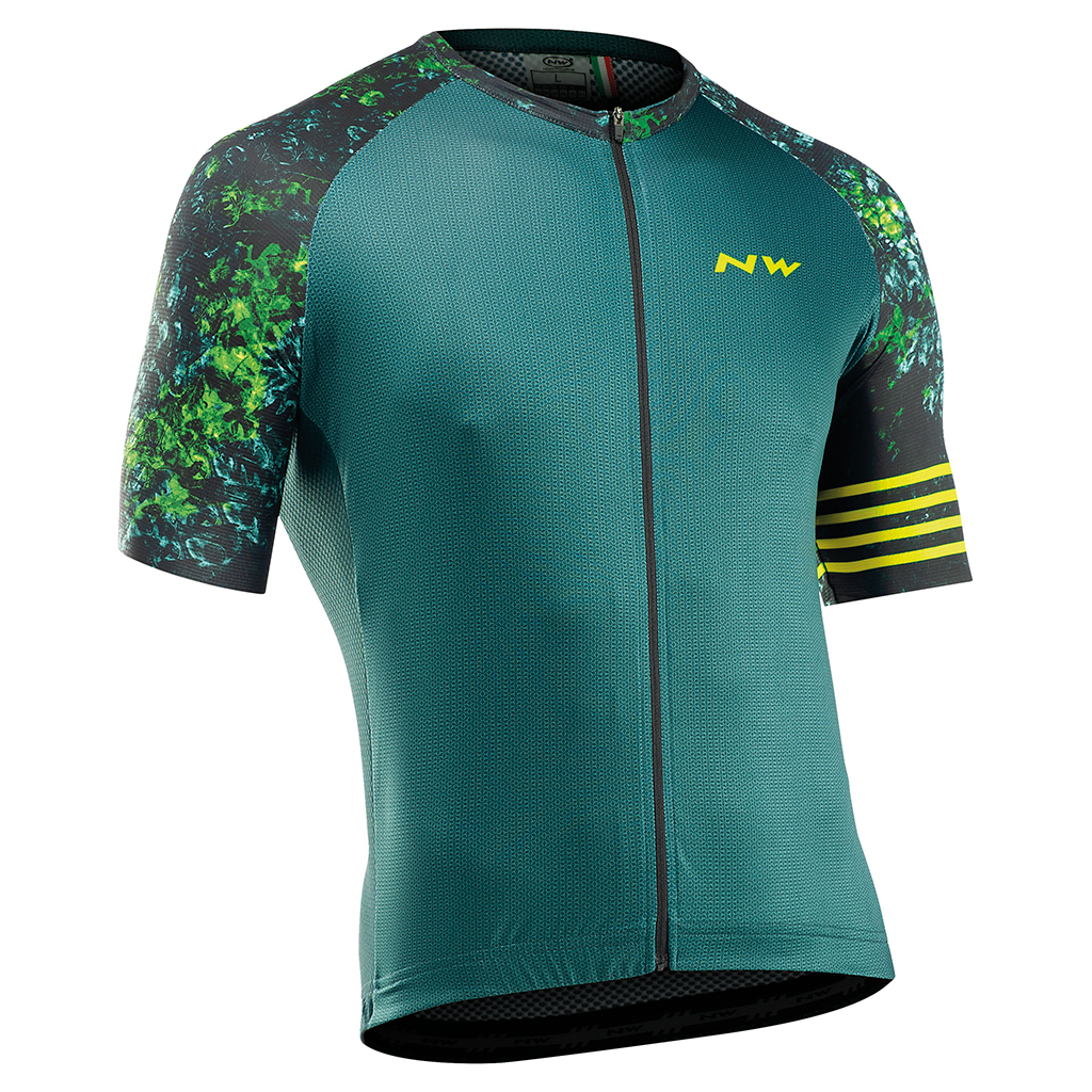 Northwave Blade JerseyBlack/Green/Lime