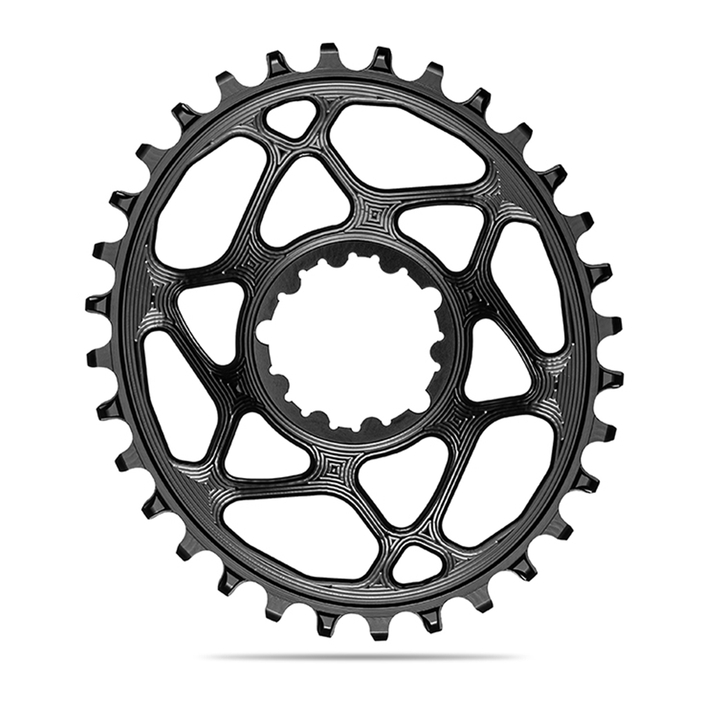 Absolute Black Oval MTB Chainring, 1X SRAM Direct Mount GXP N/W (6mm