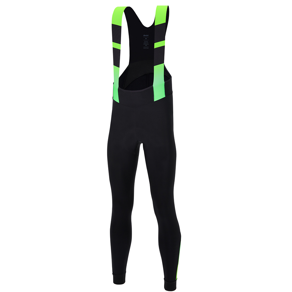 Santini Command BibtightsFluo Green