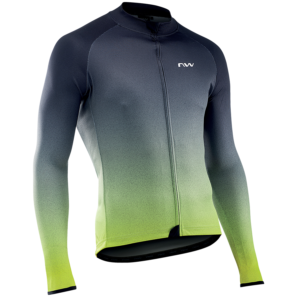 Northwave Blade 3 Long Sleeve JerseyAnthra/Yellow Fluo