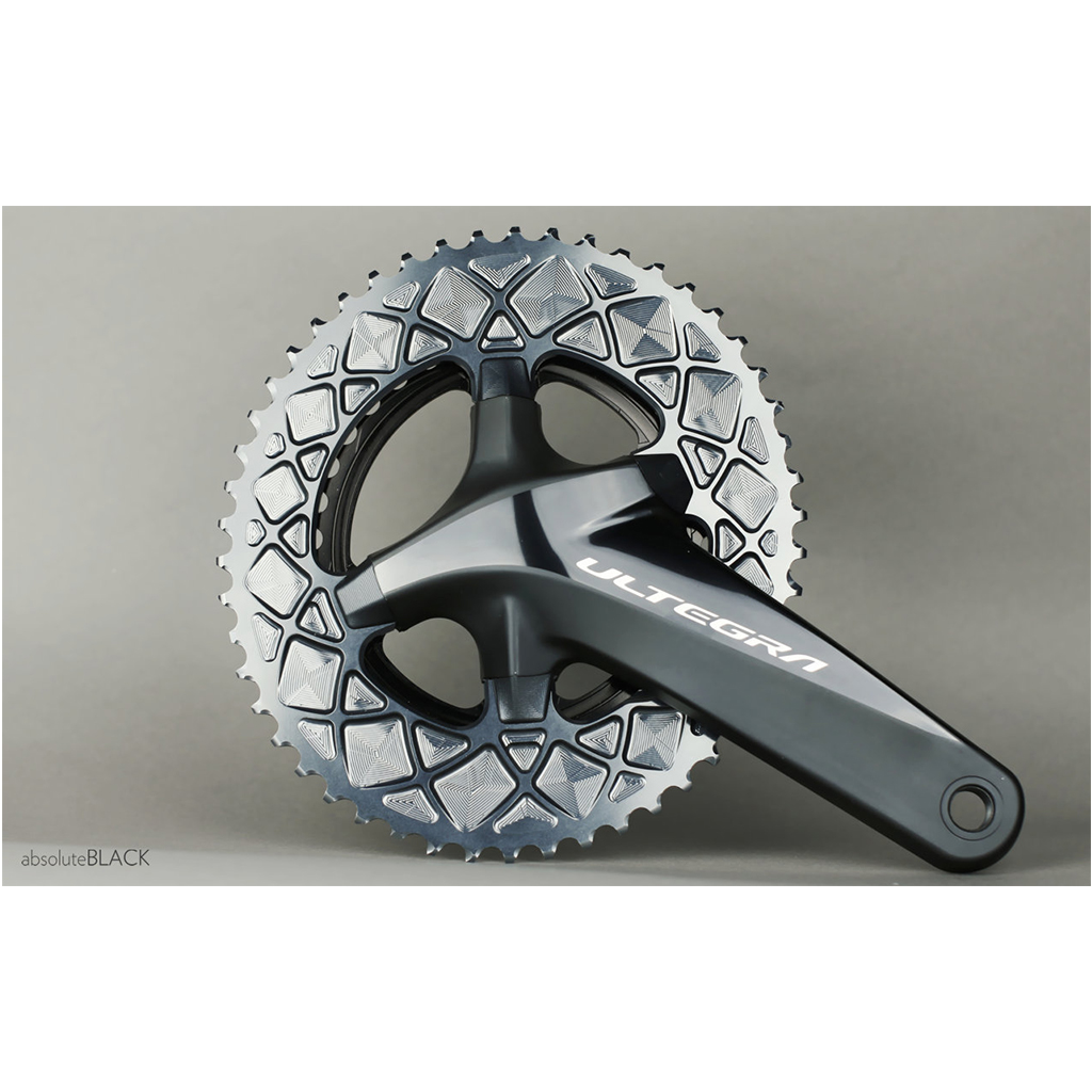 Absolute Black Crank Bolt Covers for DuraAce 9100 & Ultegra 8000Black