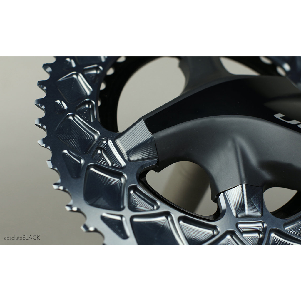 Absolute Black Crank Bolt Covers for DuraAce 9100 & Ultegra 8000Black