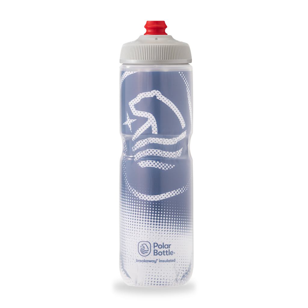 Polar Breakaway Insulated Big Bear BottleNavy Blue/White (24oz)
