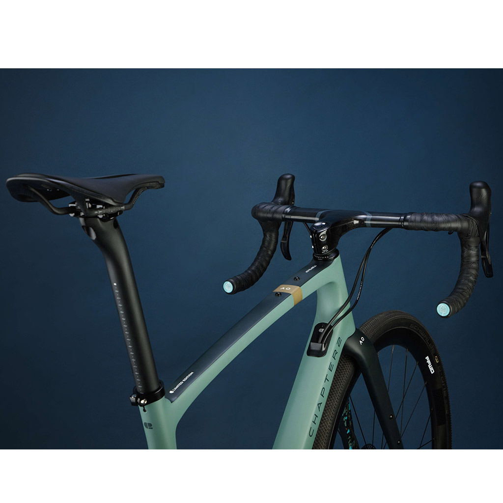 Chapter2 AO Gravel Disc Brake FramesetGreen+Camo (Waipoua)