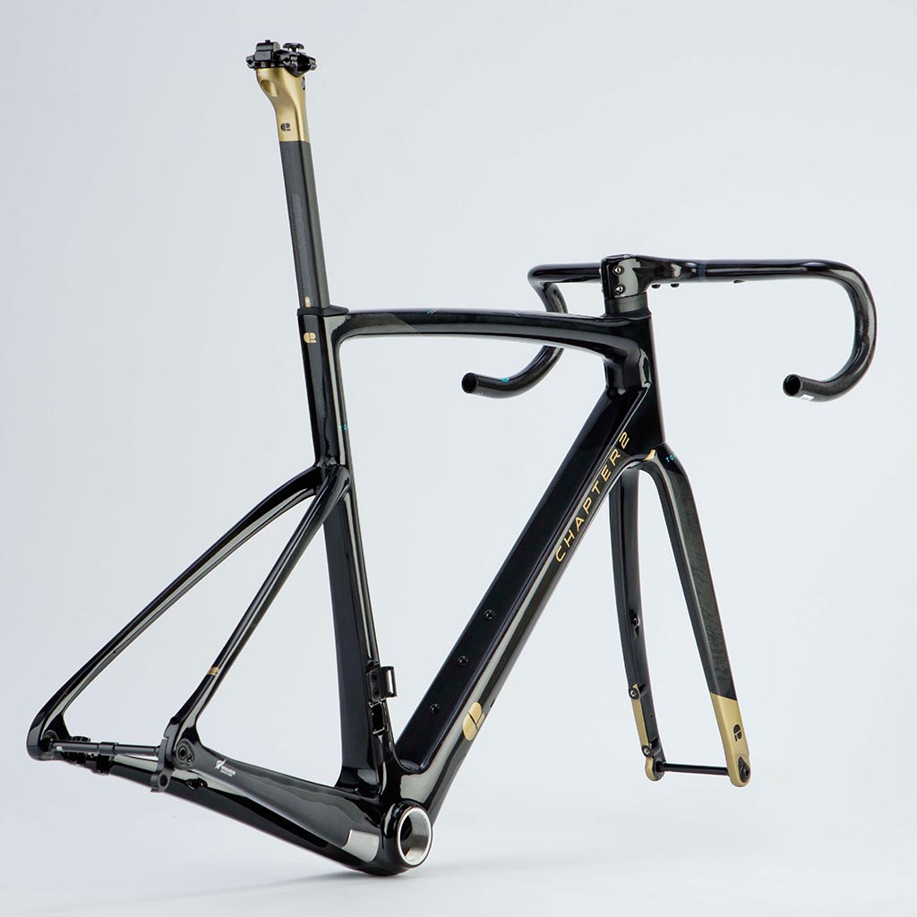 Chapter2 TOA Race Disc Brake FramesetBlack Gold (Koura)