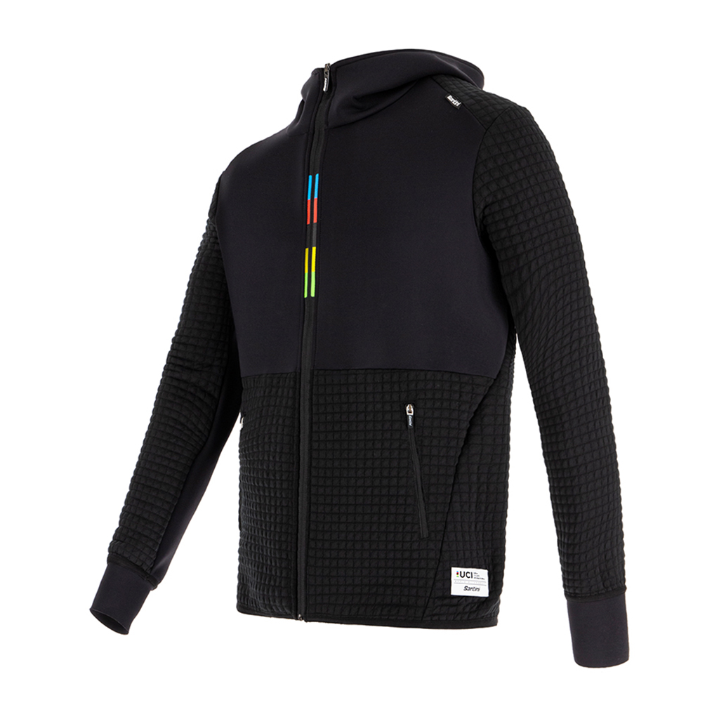 Santini UCI Groove Hoodie-Black