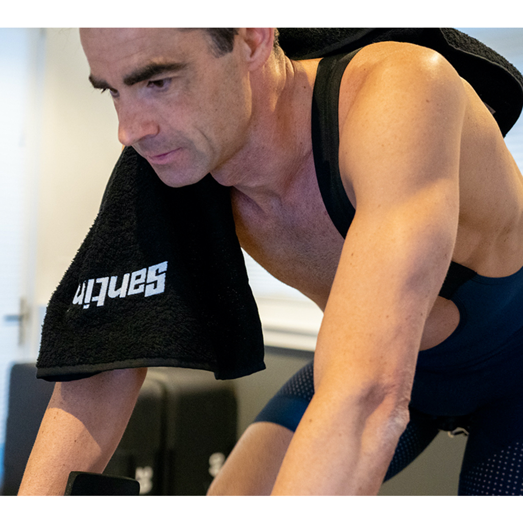 Santini Forza Indoor Training Cycling TowelBlack