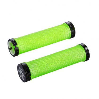 Neon green mtb grips clearance
