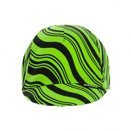 santini-kinetic-cycling-capfluo-green