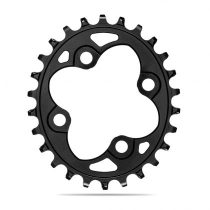 absolute-black-oval-mtb-chainring-1x-shimano-64-bcd-nw-26t28tblack