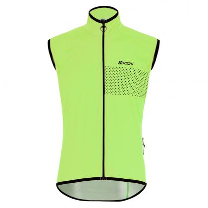 santini-guard-nimbus-rainwind-vestfluo-green