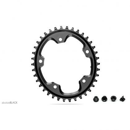 absolute-black-oval-cxgravel-chainring-1x-1105-shimano-daultegra105-38t40t42tblack