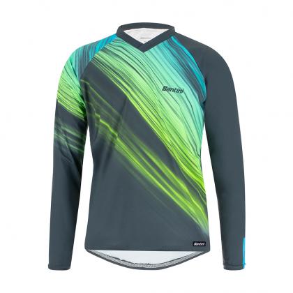 santini-sasso-thermal-long-sleeve-mtb-jerseygreen