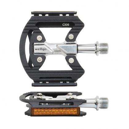 wellgo-c306-cnc-aluminium-flat-pedalred