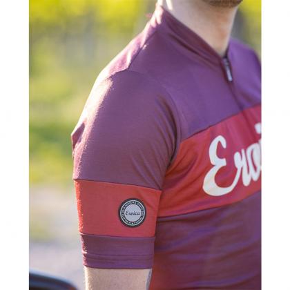 Santini Eroica Ruby Wool Jersey Bordeaux